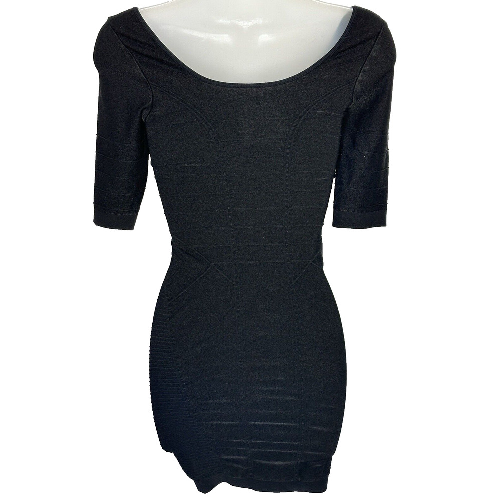 Free People Intimately Muscle Ribbed Bodycon Dress Womens Sz XS/S NWOT Black